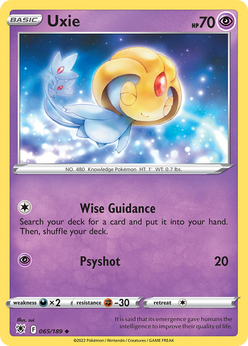 065/189 - Uxie - Reverse Holo - [Uncommon]