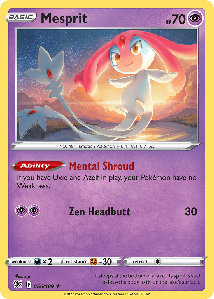 066/189 - Mesprit - [Rare Holo]