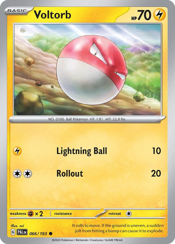 066/193 - Voltorb - [Common] - Reverse Holo