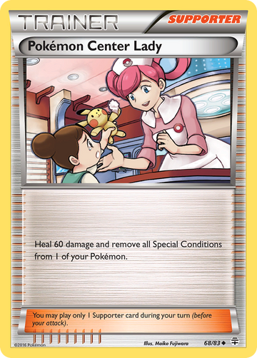 68/83 - Pokémon Center Lady - [Uncommon]