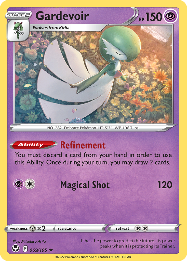 069/195 - Gardevoir - [Rare] - Reverse Holo