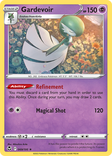 069/195 - Gardevoir - [Rare] - Reverse Holo