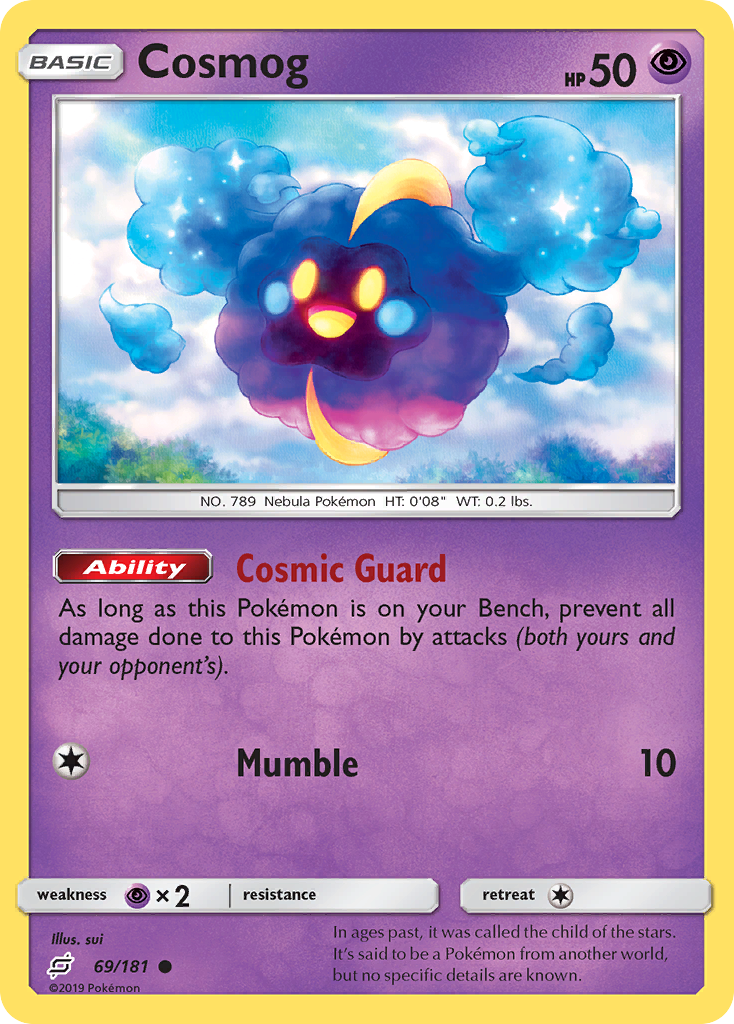 Pokémonkaart 069/181 - Cosmog - Team Up - [Common]