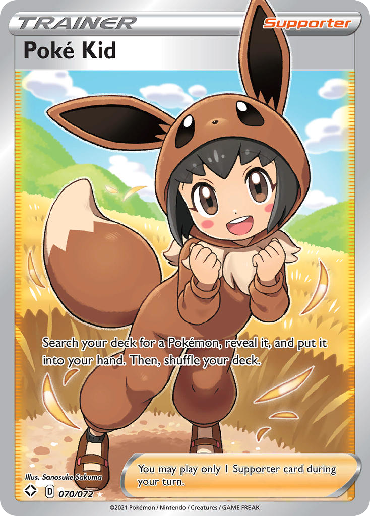 Pokémonkaart 070/072 - Poké Kid - Shining Fates - [Rare Ultra]