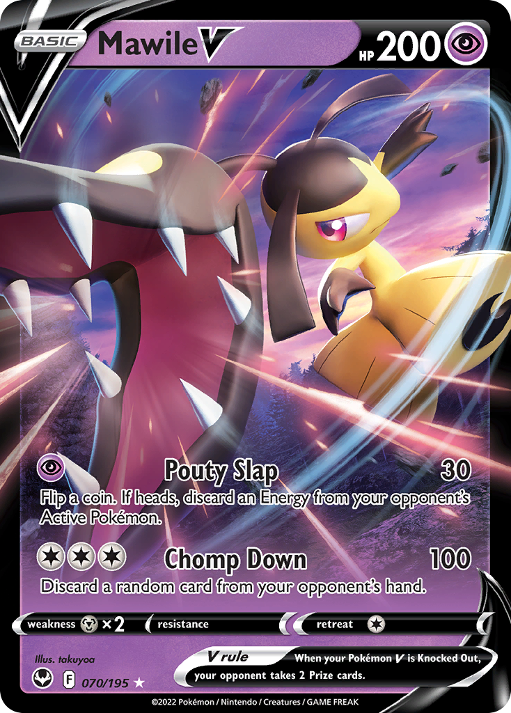 070/195 - Mawile V - [Rare Holo V]