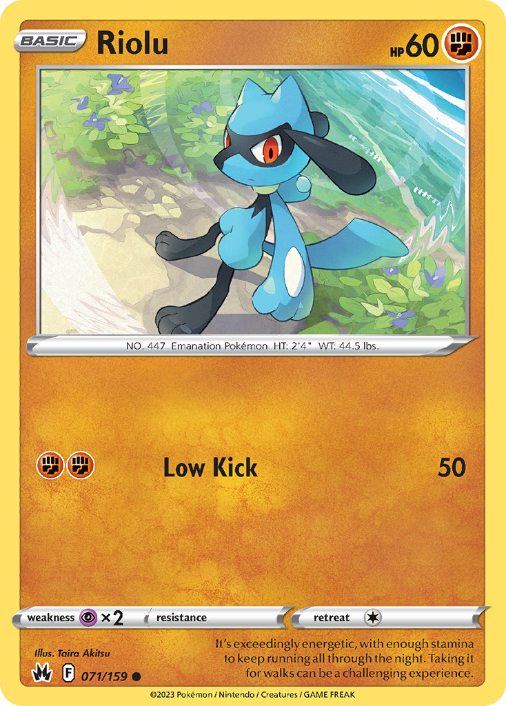 071/159 - Riolu - [Common] - Reverse Holo