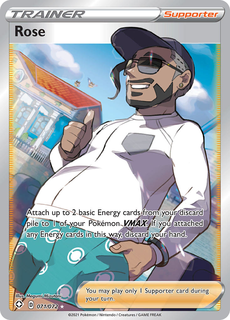 Pokémonkaart 071/072 - Rose - Shining Fates - [Rare Ultra]