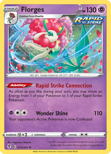 073/203 - Florges - Reverse Holo - [Rare Holo]