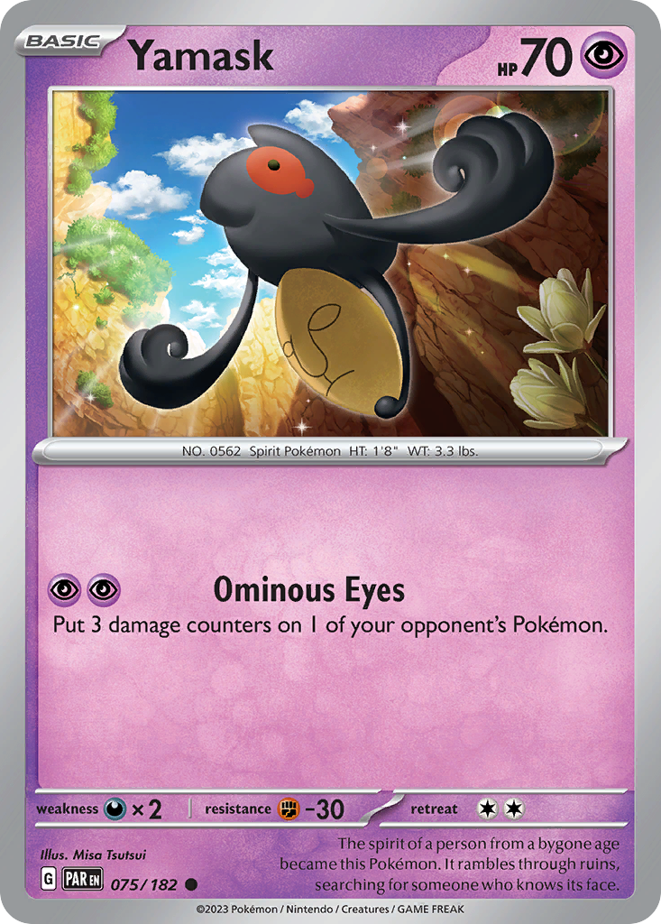 075/182 - Yamask - [Common] - Reverse Holo-Pokemeister