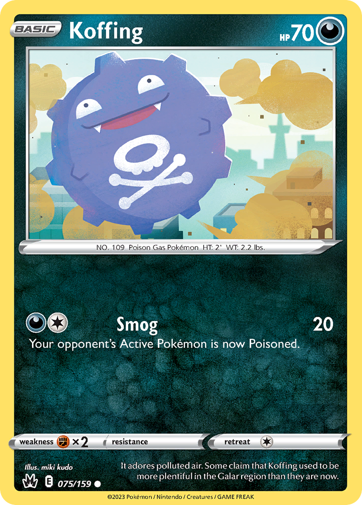 075/159 - Koffing - [Common] - Reverse Holo