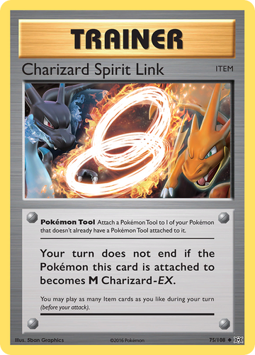 75/108 - Charizard Spirit Link - [Uncommon]