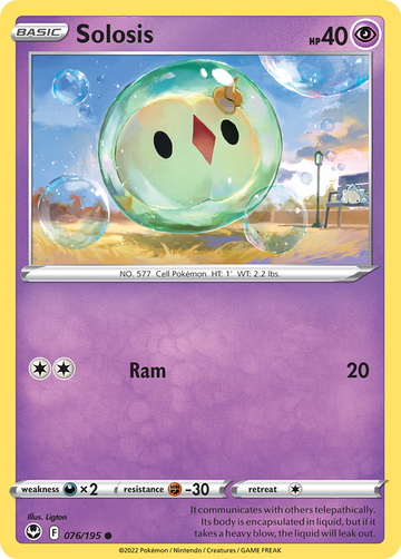 076/195 - Solosis - [Common] - Reverse Holo