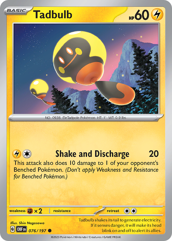 076/197 - Tadbulb - [Common] - Reverse Holo