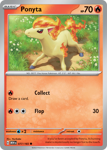 077/165 - Ponyta - [Common]