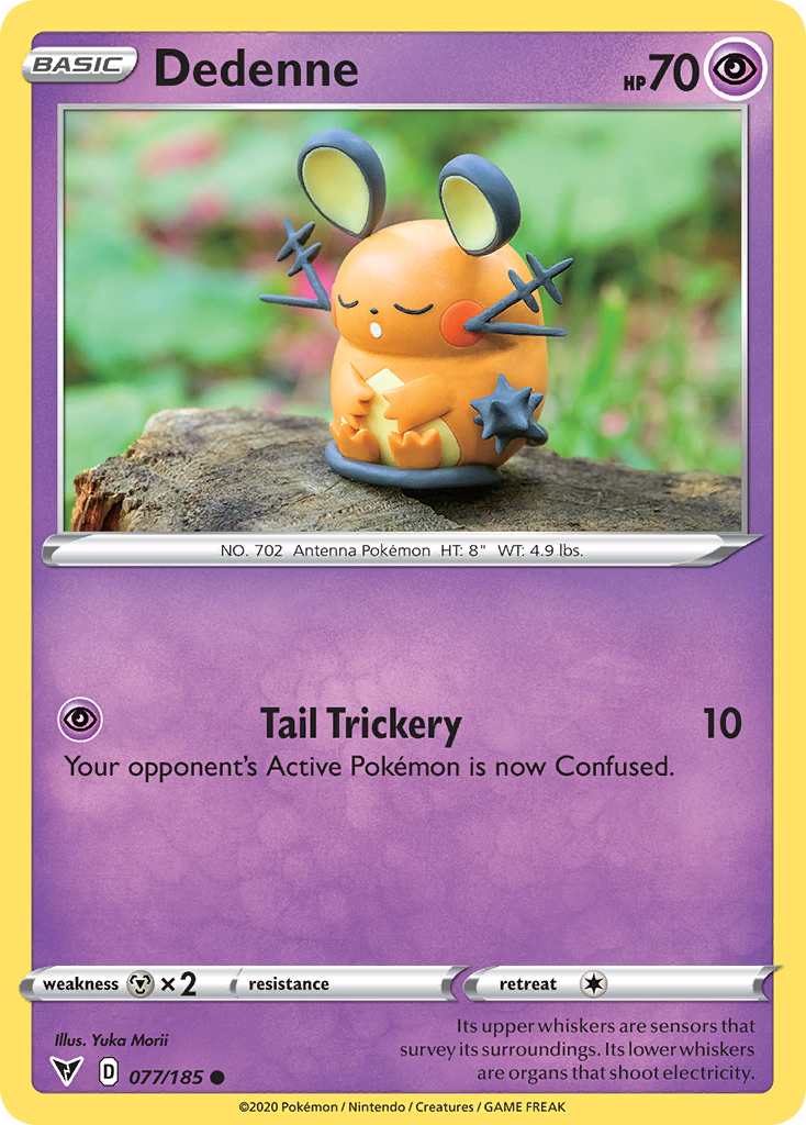 Pokémonkaart 077/185 - Dedenne - Vivid Voltage - [Common]