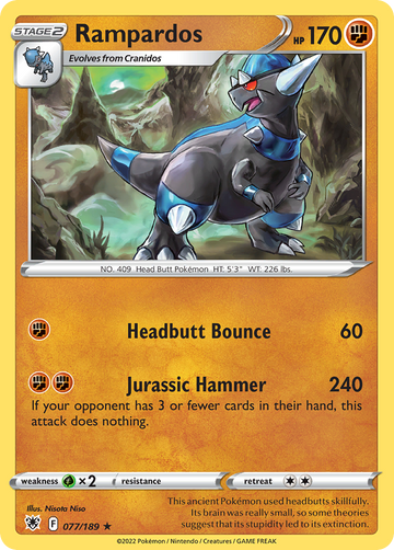 077/189 - Rampardos - [Rare Holo]