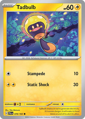 078/193 - Tadbulb - [Common] - Reverse Holo