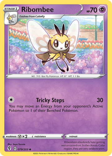 079/203 - Ribombee - Reverse Holo - [Uncommon]