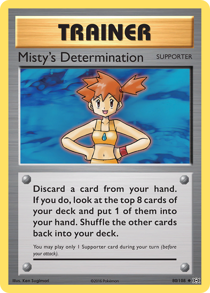 80/108 - Misty's Determination - [Uncommon]
