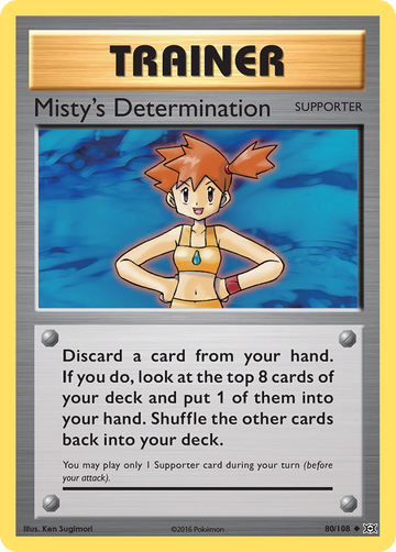 80/108 - Misty's Determination - [Uncommon]