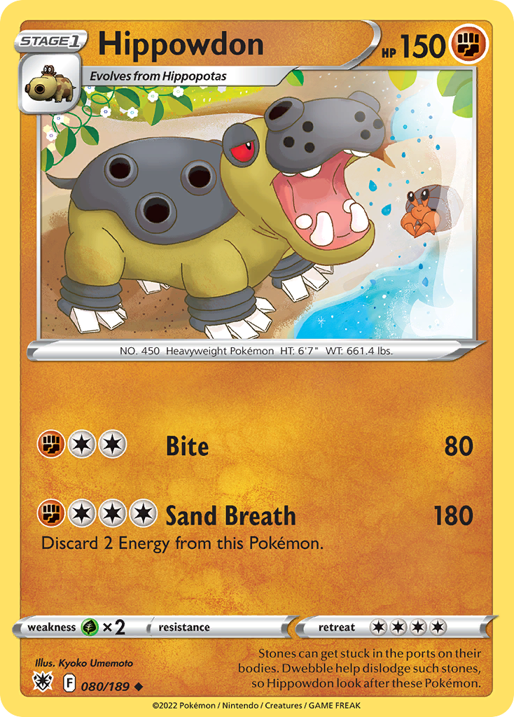 080/189 - Hippowdon - [Uncommon]