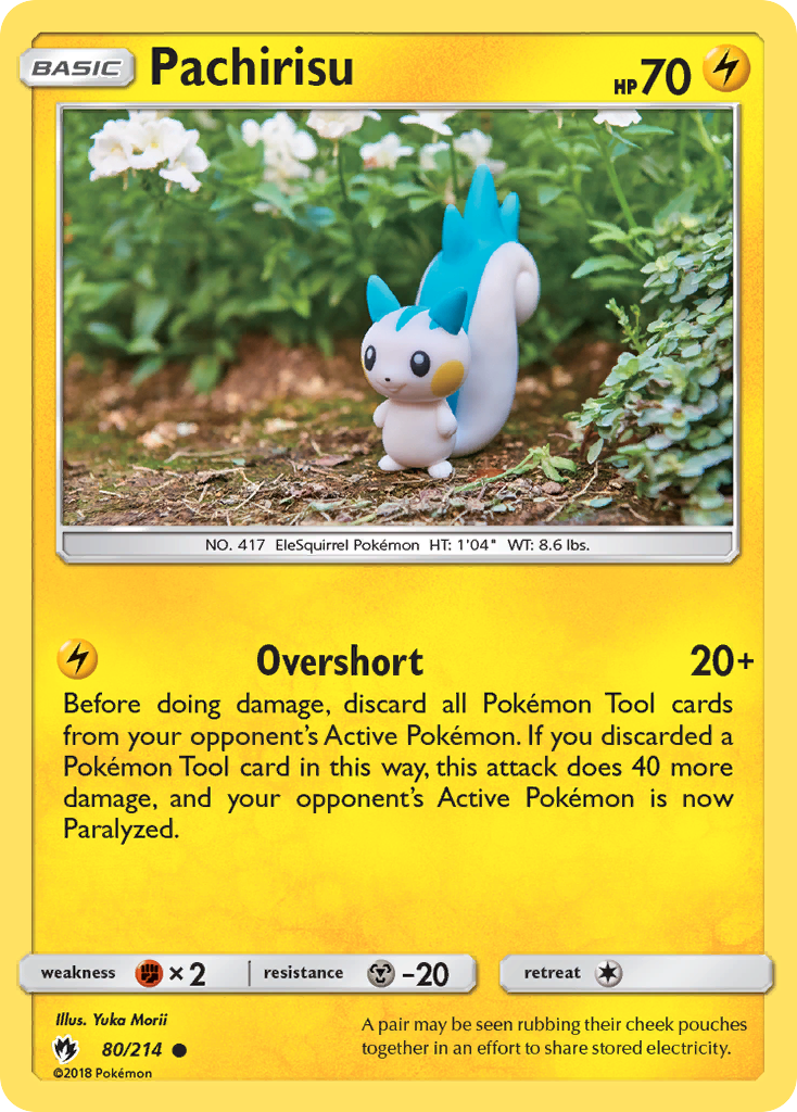 Pokémonkaart 080/214 - Pachirisu - Lost Thunder - [Common]