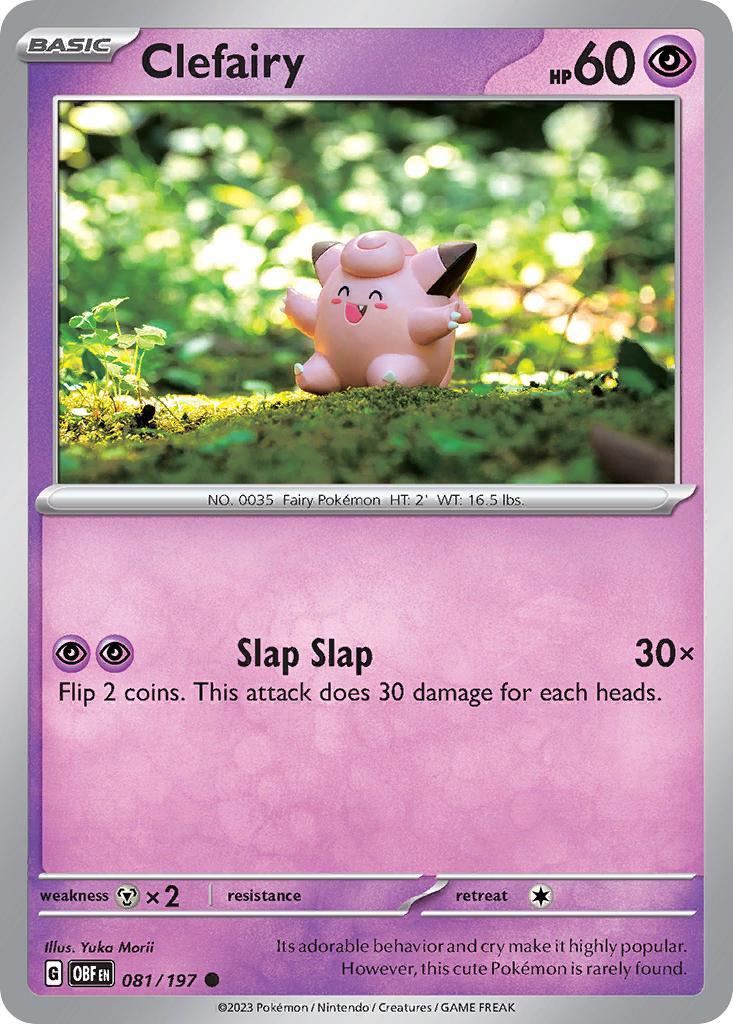 081/197 - Clefairy - [Common] - Reverse Holo