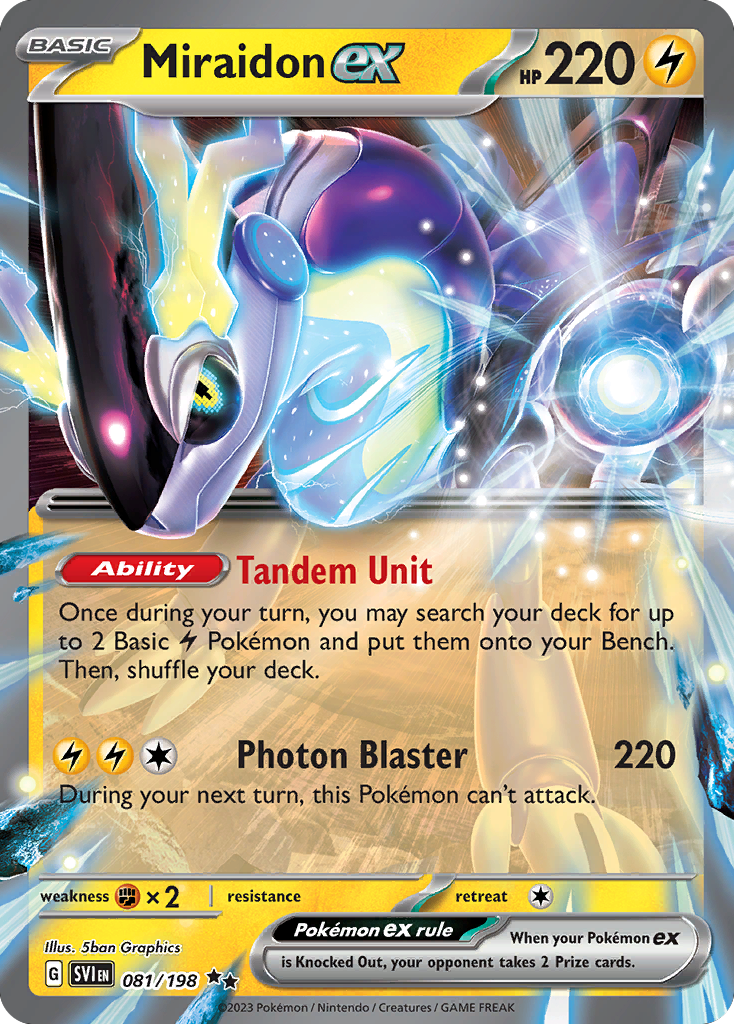 081/198 - Miraidon ex - [Double Rare]