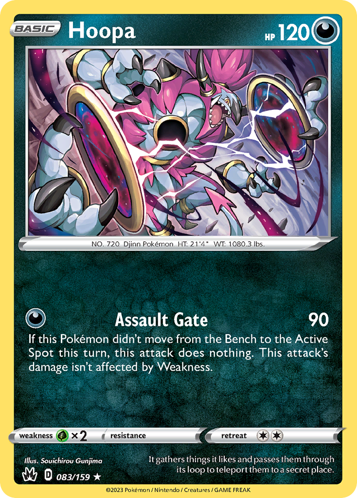 083/159 - Hoopa - [Rare Holo] - Reverse Holo