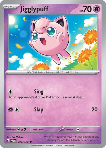 083/193 - Jigglypuff - [Common] - Reverse Holo