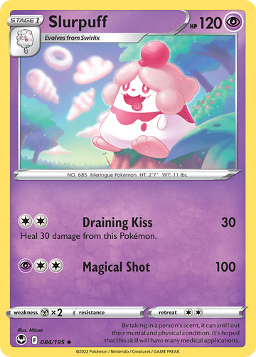 084/195 - Slurpuff - [Uncommon] - Reverse Holo