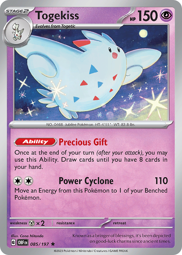 085/197 - Togekiss - [Rare] - Reverse Holo