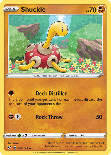 085/185 - Shuckle - Reverse Holo - [Uncommon]