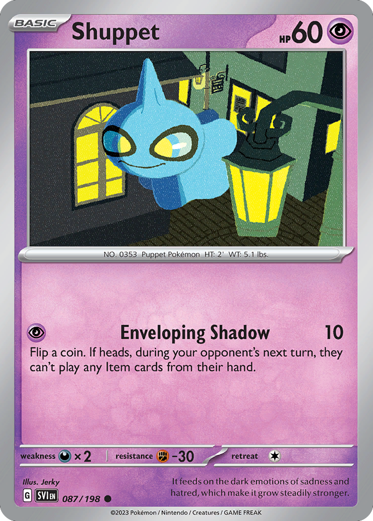 087/198 - Shuppet - [Common] - Reverse Holo