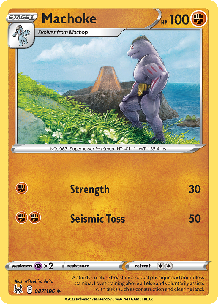 087/196 - Machoke - Reverse Holo - [Uncommon]