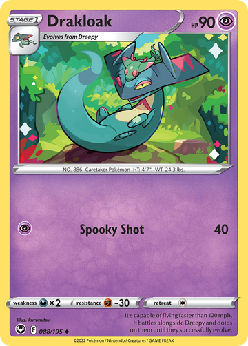 088/195 - Drakloak - [Uncommon] - Reverse Holo