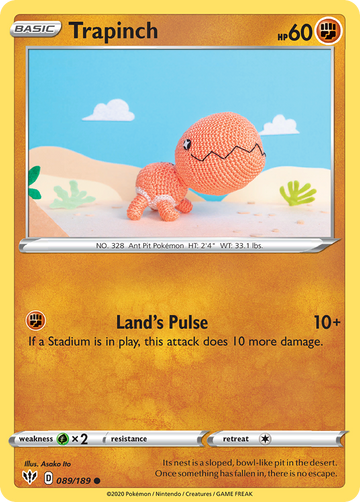 089/189 - Trapinch - [Common] - Reverse Holo