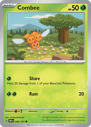 008/197 - Combee - [Common] - Reverse Holo