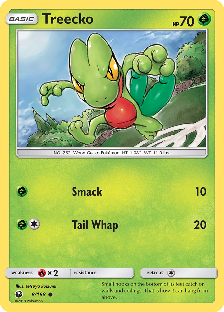 Pokémonkaart 008/168 - Treecko - Celestial Storm - [Common]