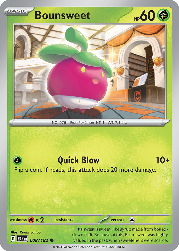 008/182 - Bounsweet - [Common]-Pokemeister