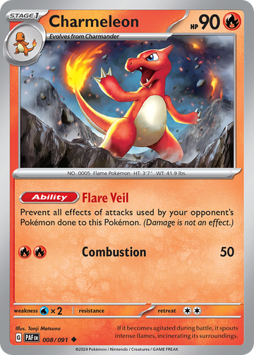 008/091 - Charmeleon - [Uncommon]