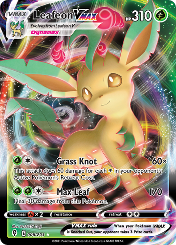 008/203 - Leafeon VMAX - [Rare Holo VMAX]