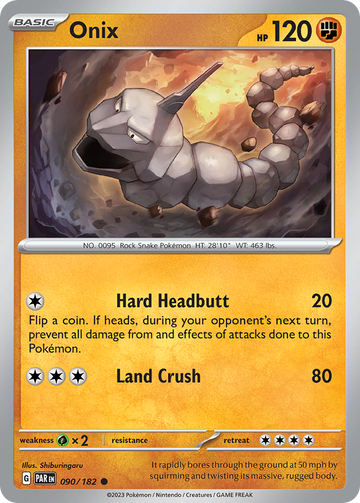 090/182 - Onix - [Common] - Reverse Holo-Pokemeister