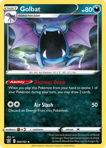 090/163 - Golbat - [Uncommon] - Reverse Holo
