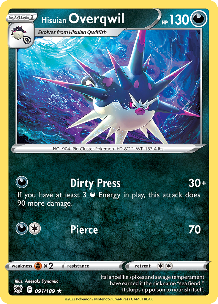 091/189 - Hisuian Overqwil - [Rare]