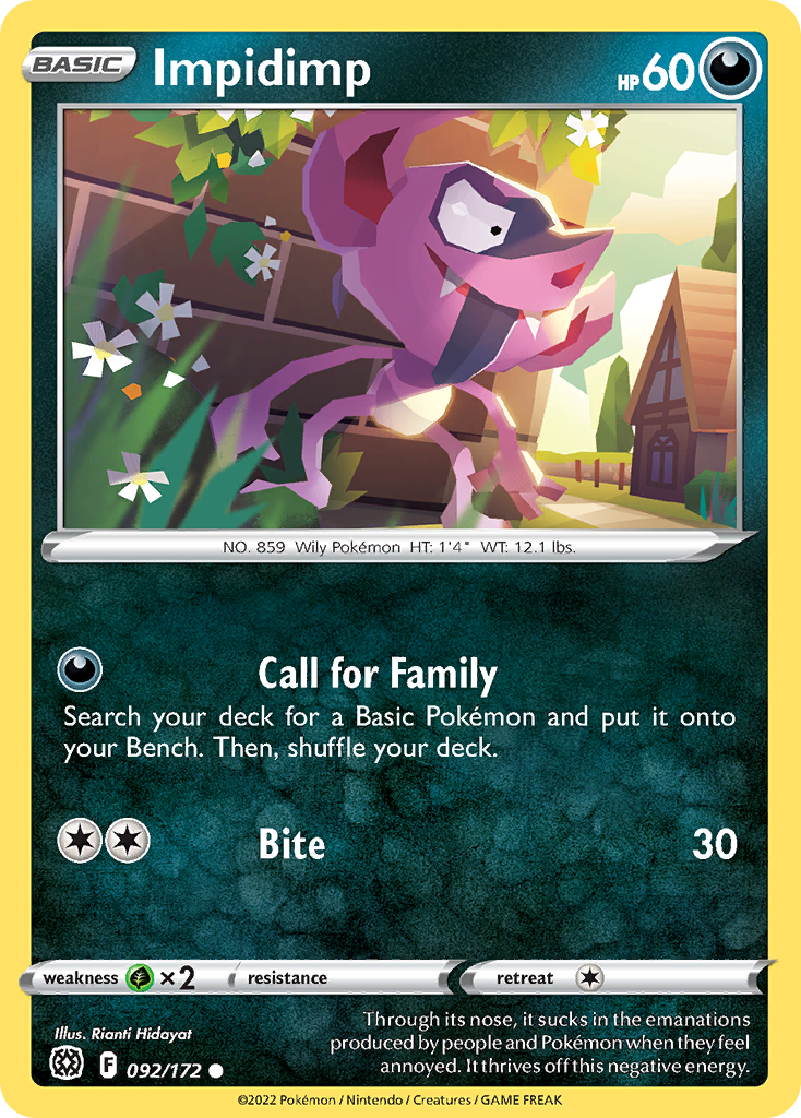 092/172 - Impidimp - Reverse Holo - [Common]