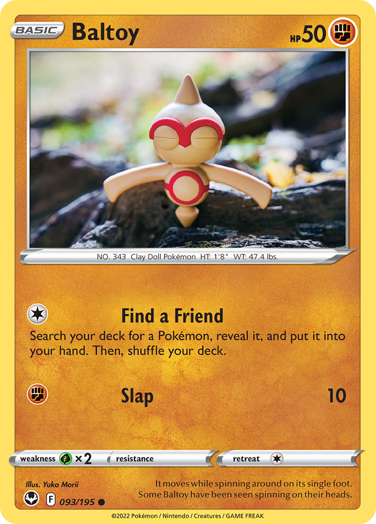 093/195 - Baltoy - [Common] - Reverse Holo