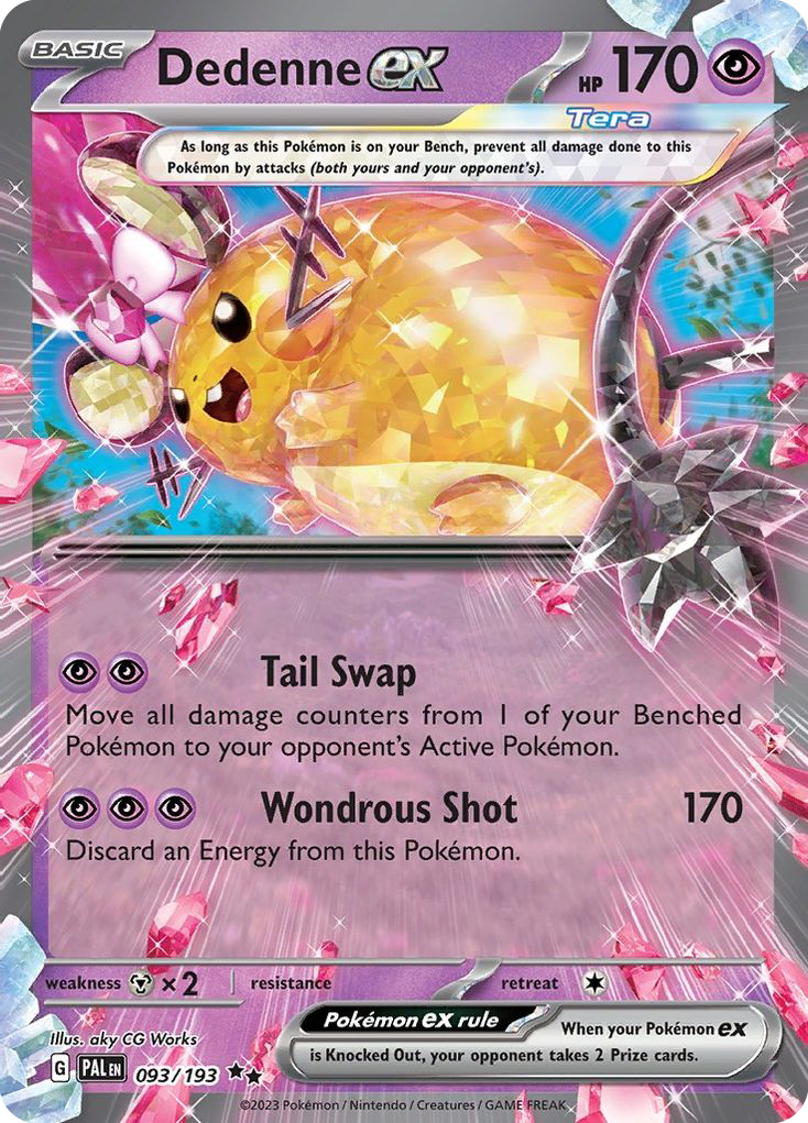 093/193 - Dedenne ex - [Double Rare]