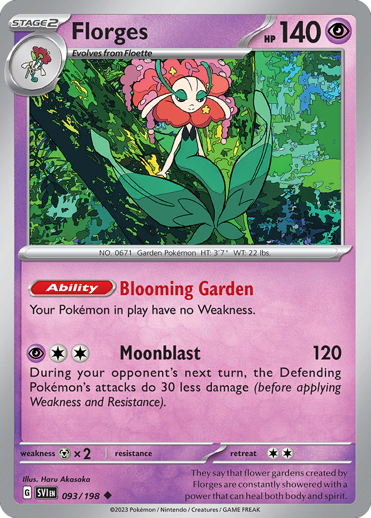 093/198 - Florges - [Uncommon] - Reverse Holo