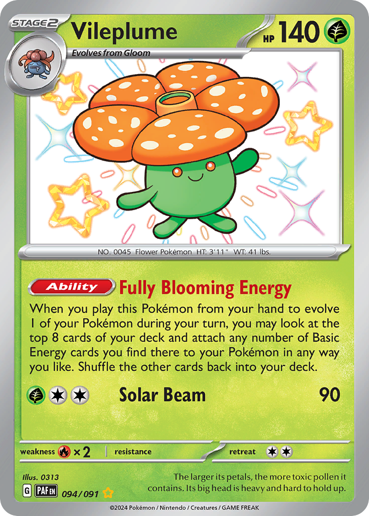 094/091 - Vileplume - [Shiny Rare]